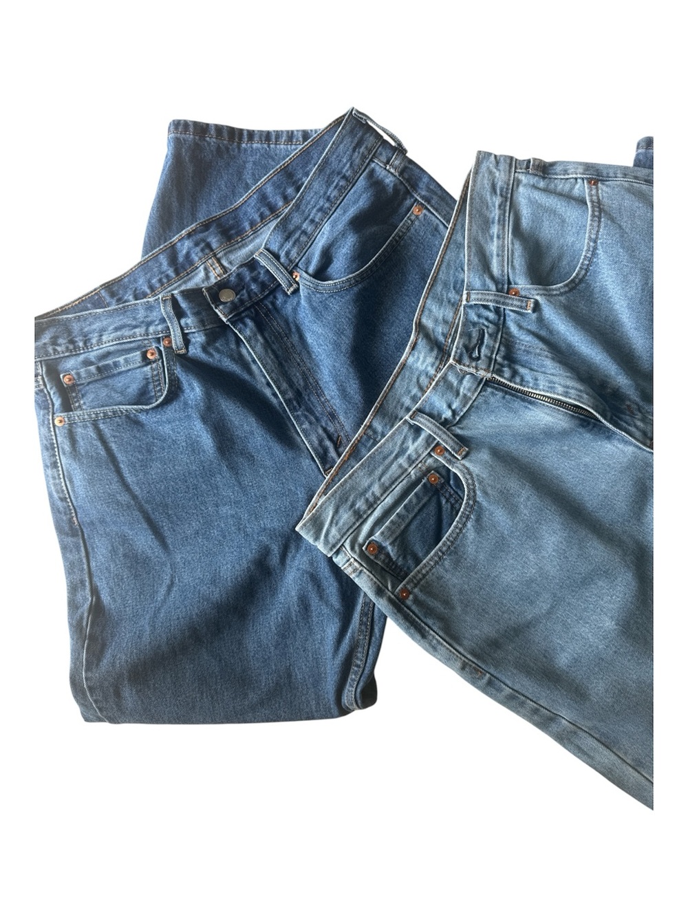 Levi Strauss & co two pair bundle men’s Blue Denim Jeans - W35 L32Classic